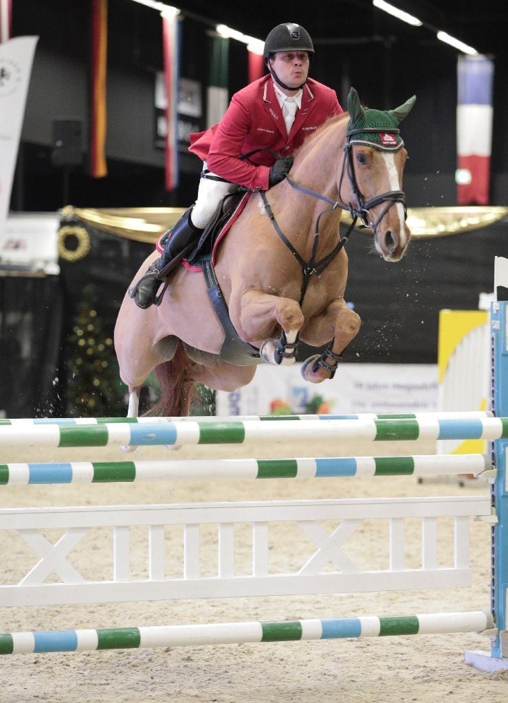 Matthias Atzmüller (OÖ) triumphierte mit Chap B im CSI2* Amadeus Small Tour Opening. © Fotoagentur Dill