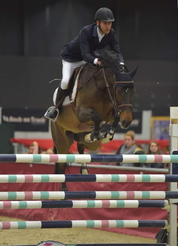 Andre Coutinho Mendonca Nagata und George BC sprangen auf Platz 2 im CSI2* Small Tour Finale. © Fotoagentur Dill