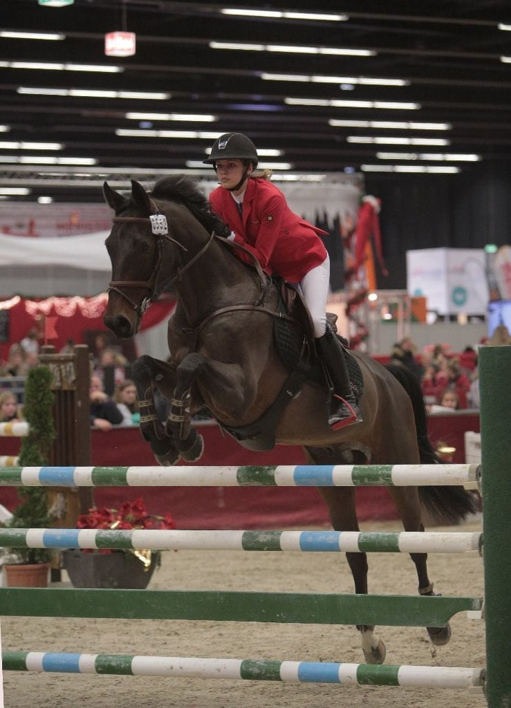 Alez Alasztics (HUN) wurde mit Prince Zweite im Amadeus Children Grand Prix. © Fotoagentur Dill