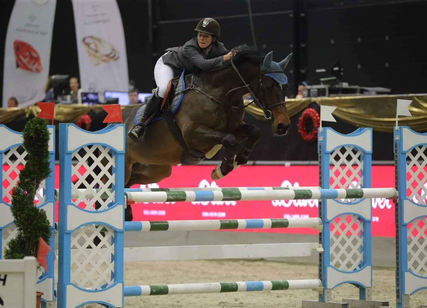 Katharina Biber und Freak for me sprangen auf Platz drei. © Fotoagentur Dill