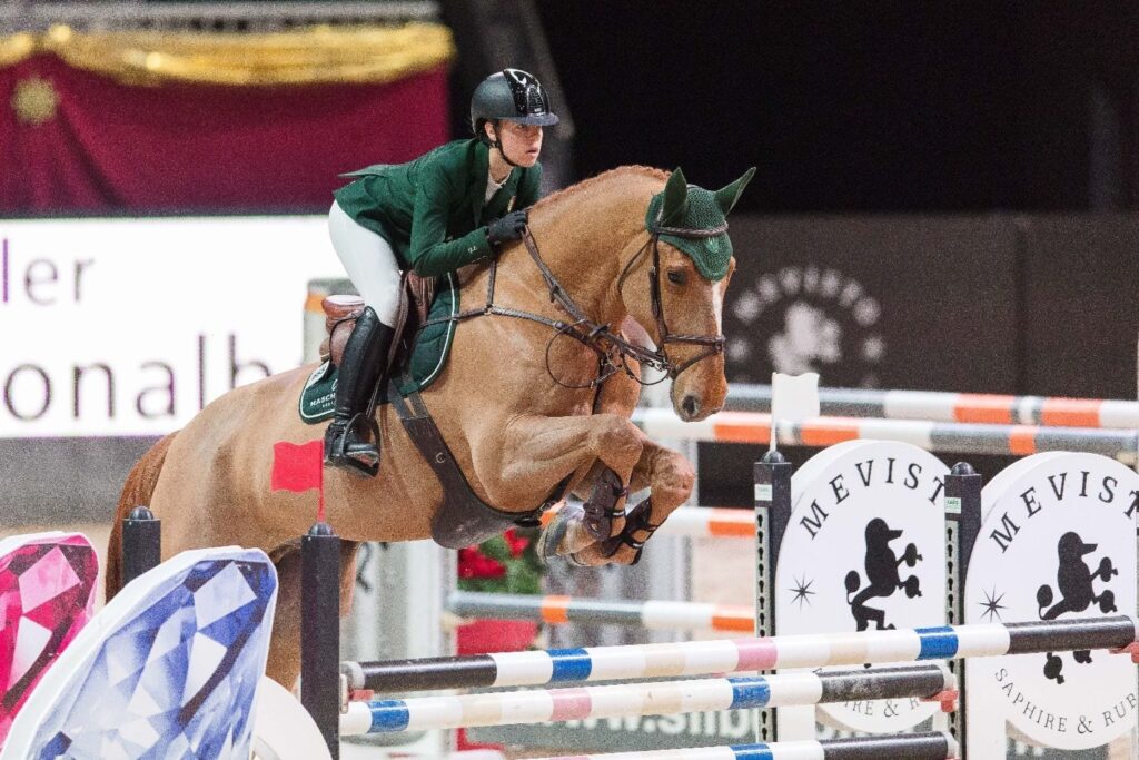 Für Abbe Burchmore-Eames (GBR) und Wilandri E gab es Rang drei im European Youngster Cup U25 Opening. © Michael Graf