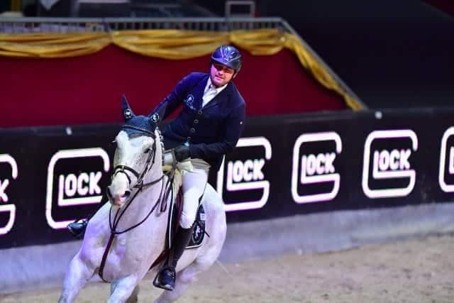 Mit Chambery belegte Mevisto Reiter Roland Englbrecht (OÖ) Rang acht im CSI4* Gaston Glock's Grand Prix Salzburg. © im|press|ions - Daniel Kaiser