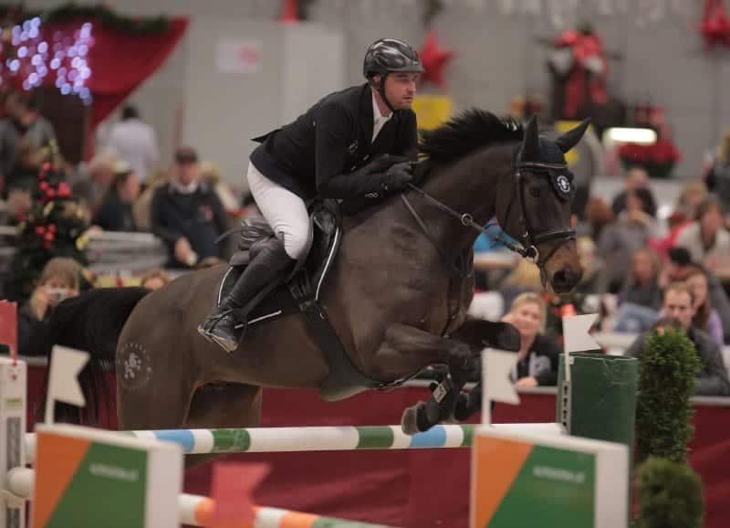 Mevisto Reiter Roland Englbrecht (AUT/OÖ) und Luizard belegten Rang vier im CSI2* Championat von Salzburg. © Fotoagentur Dill