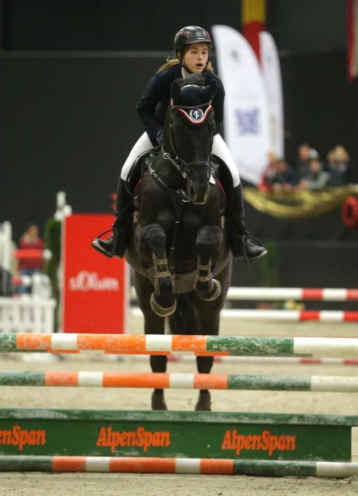 Platz zwei in der AFP Mini Children Tour ging an Carlotta Fettchenhauer (GER) auf Erasmus. © Fotoagentur Dill