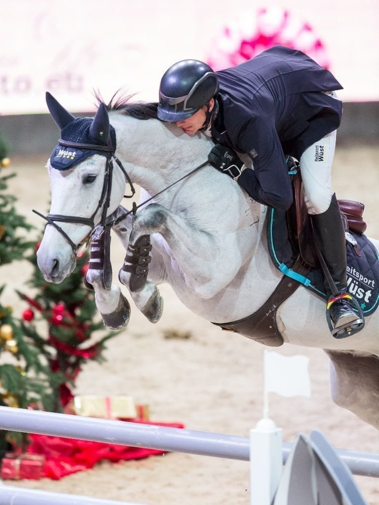 Rang zwei im CSI4* Mevisto Big Tour Opening belegte Felix Haßmann (GER) auf SL Brazonado. © Michael Graf