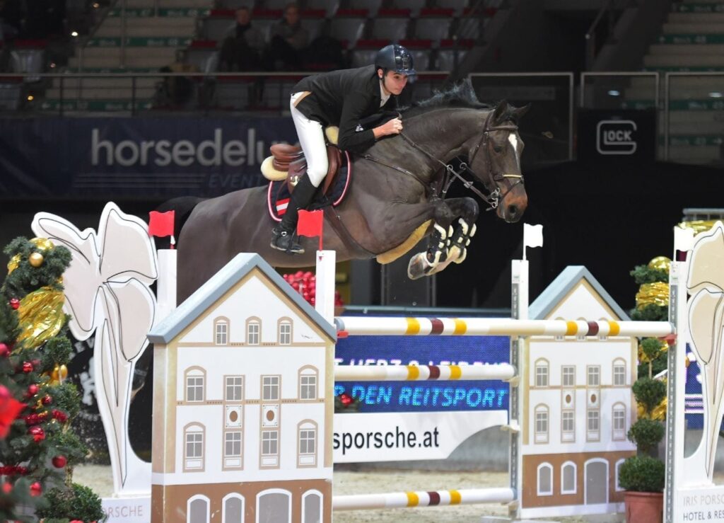 Rang zwölf im European Youngster Cup Opening ging an Zayd Kuzbari (NÖ) und Vedet de Muze E T. © Fotoagentur Dill