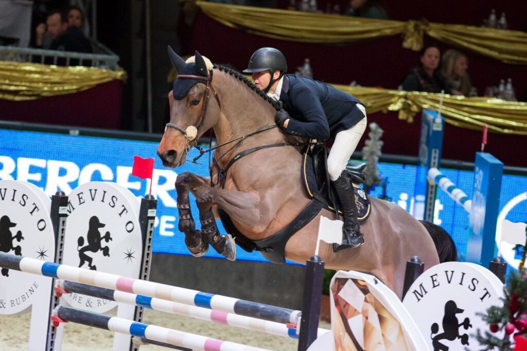 Holte sich den Sieg im CSI4* Römerhof Masters: Ales Opatrny (CZE) und Dimaro VD Looise Heide. © Michael Graf