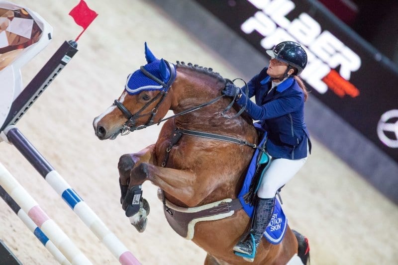 Brigitte Prömer (AUT/T) und Before Sunrise holten Rang vier im Fixkraft Small Amateur Tour Opening. © Michael Graf