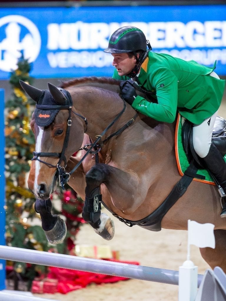 Bester Österreicher im CSI4* Mevisto Big Tour Opening: Gerfried Puck (St) auf Bionda. © Michael Graf