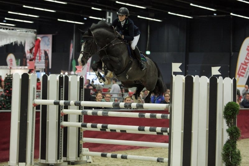 Pia Reich (GER) entschied auf Croesus das CSI2* Championat von Salzburg für sich. © Fotoagentur Dill