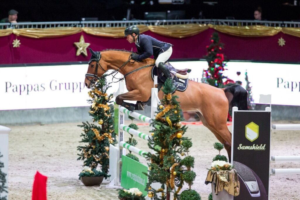 Der schnelle Steirer Markus Saurugg holte mit Texas I Rang fünf in der CSI4* Amadeus Trophy presented by Pappas. © Michael Graf