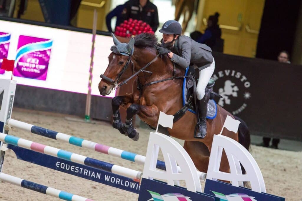 R34 Teamreiterin Marie Christine Sebesta (AUT/W) und JP's Winzerin waren im SPS Big Amateur Tour Final unschlagbar. © Michael Graf