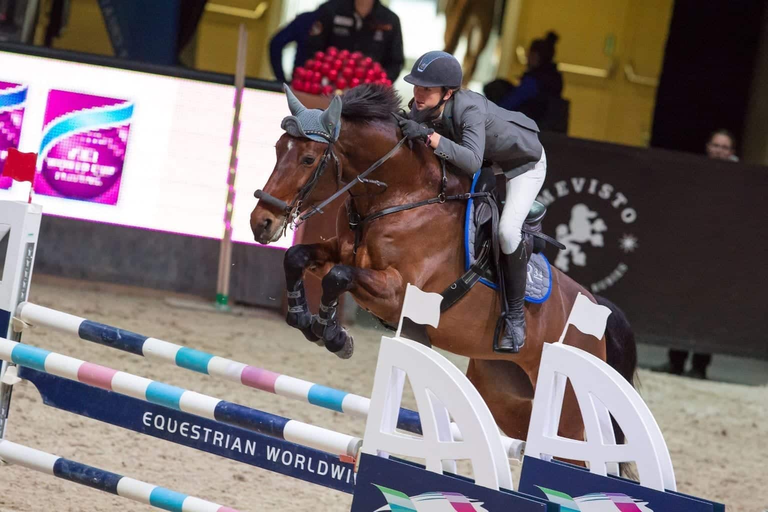 R34 Teamreiterin Marie Christine Sebesta (AUT/W) und JP's Winzerin waren im SPS Big Amateur Tour Final unschlagbar. © Michael Graf