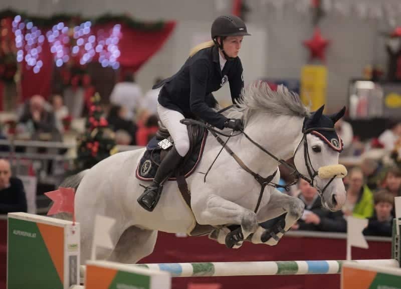 Amke Stroman (GER) und Forchello holten Rang zwei im CSI2* Championat von Salzburg. © Fotoagentur Dill
