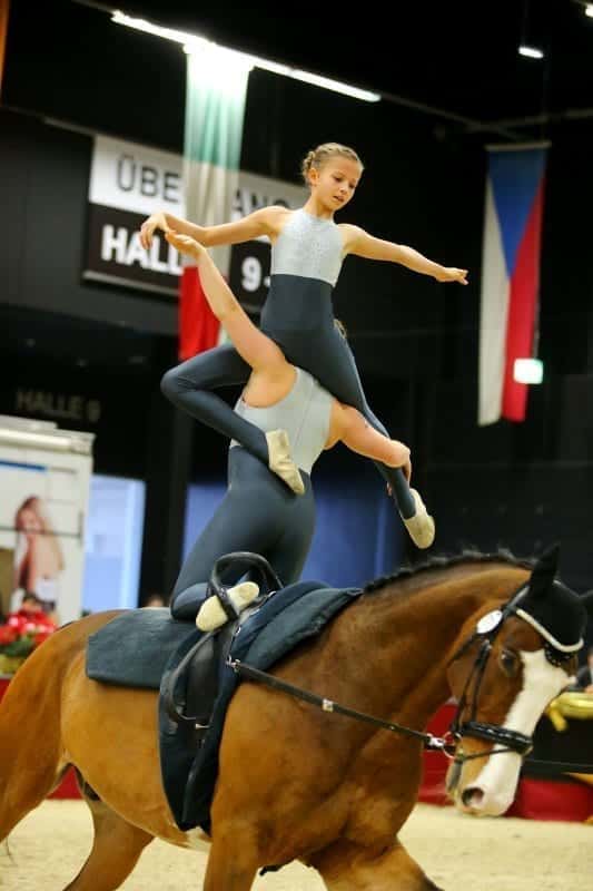 Impressionen vom internationalen Voltigierturnier in Salzburg. © Andrea Fuchshumer