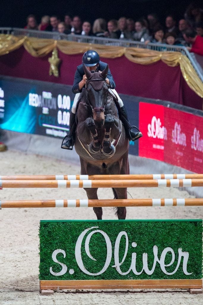 Wilm Vermeir und Iq van het Steentje auf dem Weg zu Platz zwei im s.Oliver Championat. © Michael Graf