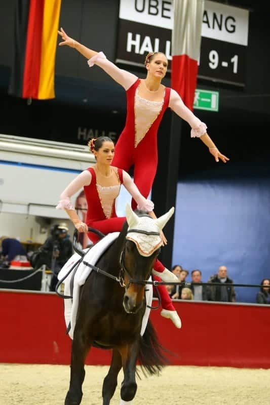 Impressionen vom internationalen Voltigierturnier in Salzburg. © Andrea Fuchshumer
