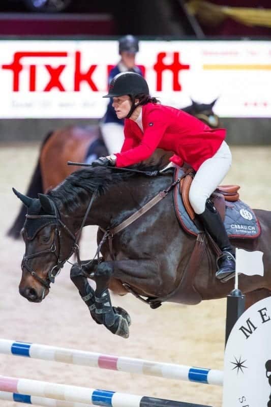 Carola Wuergler-Hauri (SUI) belegte Rang zwei und drei im Fixkraft Small Amateur Tour Opening. mit Elvira und Condor M. © Michael Graf