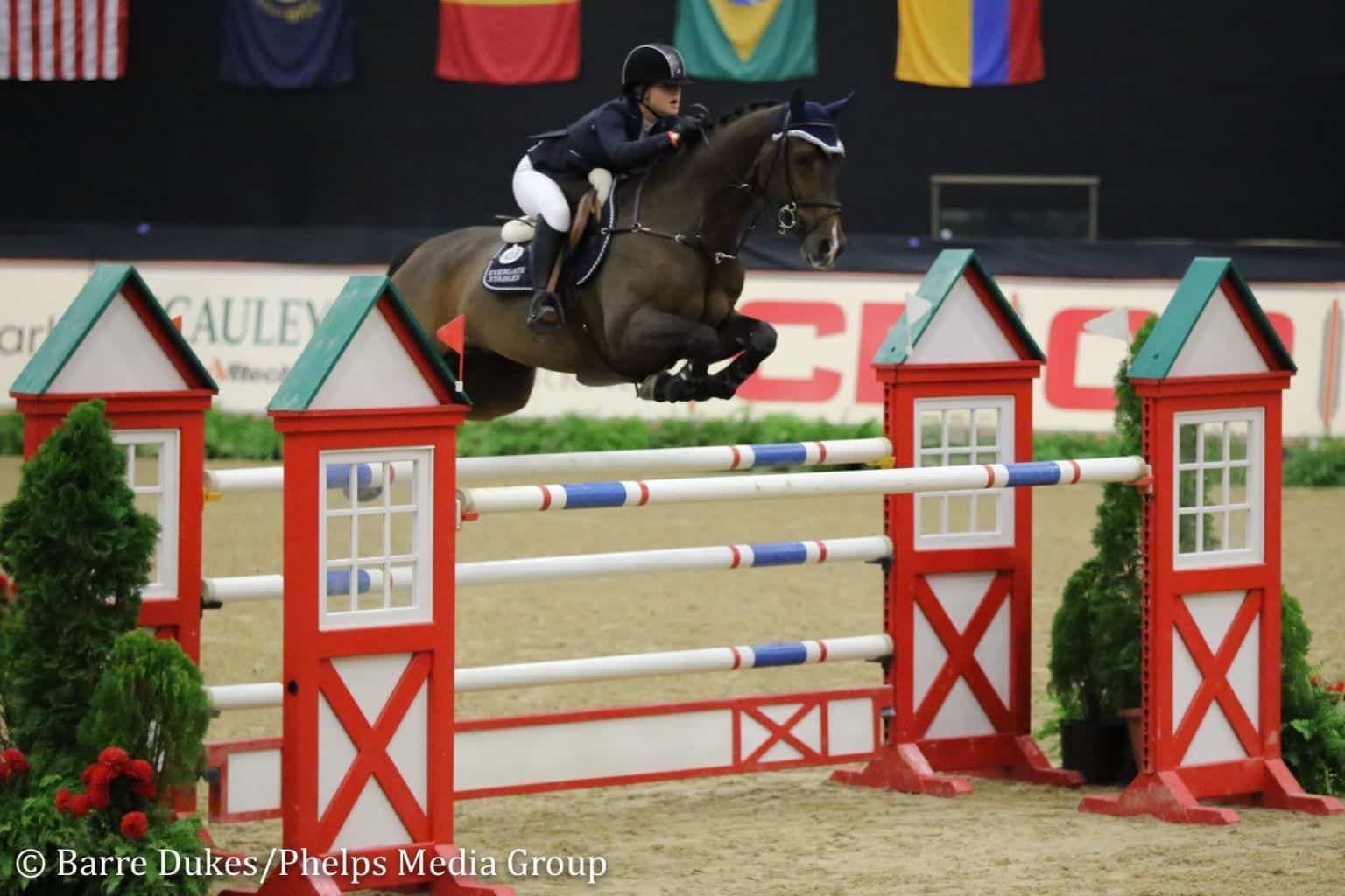 Jennifer Gates und Alex auf dem Weg zum Sieg im Lexington-EY-Cup. © Barre Dukes/ Phelps Media