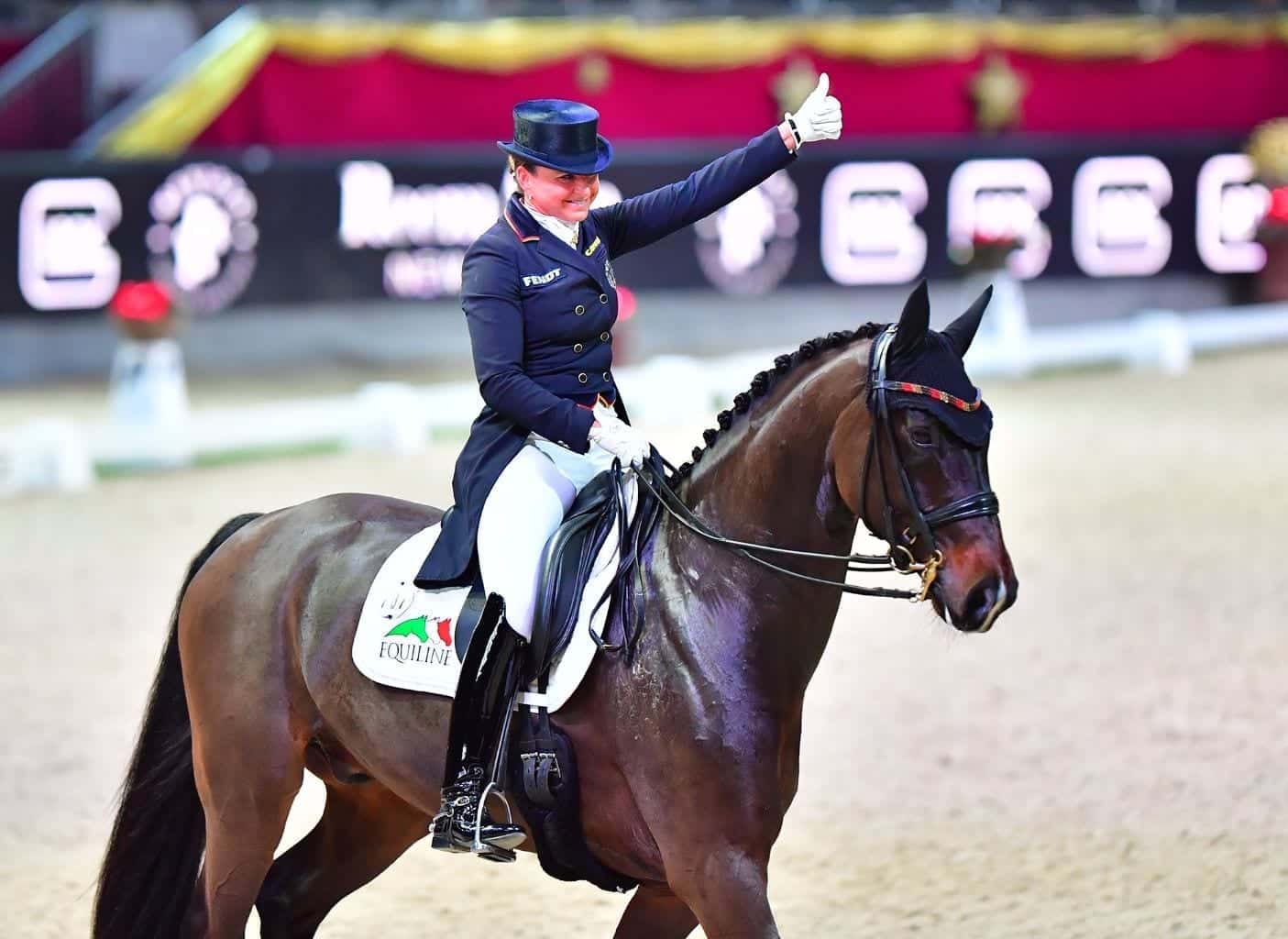 Die deutsche Amazone Dorothee Schneider rockte im vergangenen Jahr den Dressur-Weltcup in der Salzburgarena. © Im|press|ions - Daniel Kaiser