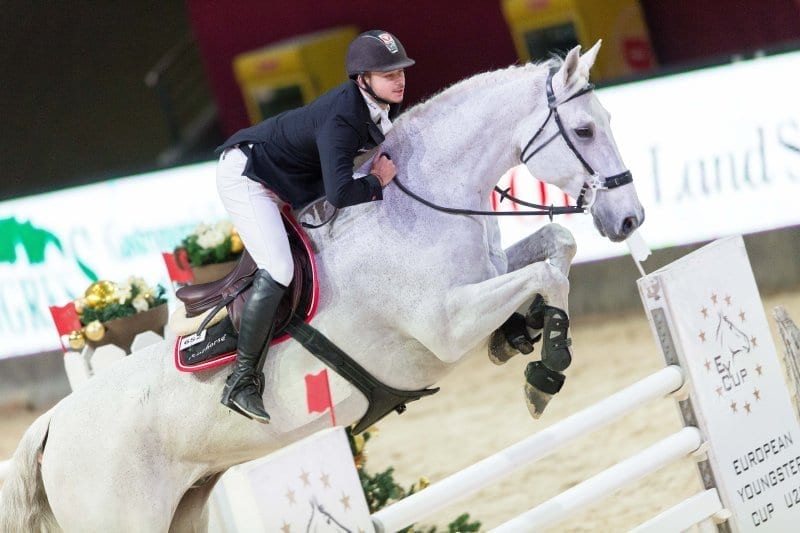 Amadeus Horse Indoors in Salzburg, das ist für insgesamt 27 U-25-Talente vom 7. - 10. Dezember 2017 das Ziel. Favorit im EY-Cup-Finale ist der Oberösterreicher Willi Fischer. © Michael Graf