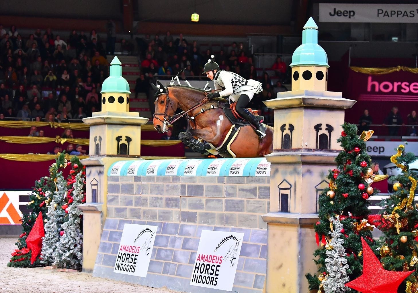 Über 2,10 m fehlerfrei und damit Sieger der JAF High Fly Tour 2017: Alena Gasperl (CZE) und Allman. © im|press|ions – Daniel Kaiser