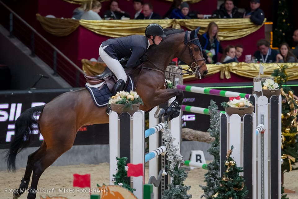 Dritte im Stall Römerhof Championat von Salzburg wurden Je Suis van de Bien und Derin Demirsoy (TUR). © Michael Graf