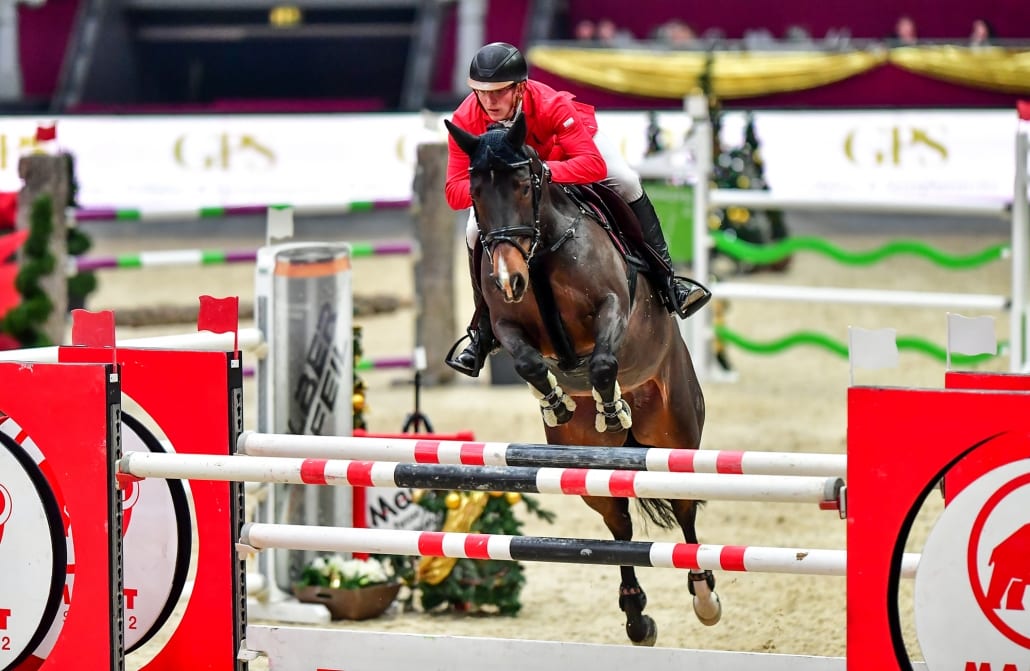 Der Sieg im ersten 4-Sterne-Springen der 13. Amadeus Horse Indoors geht an Tobias Meyer (GER) und Coeur de Lion. © Daniel Kaiser