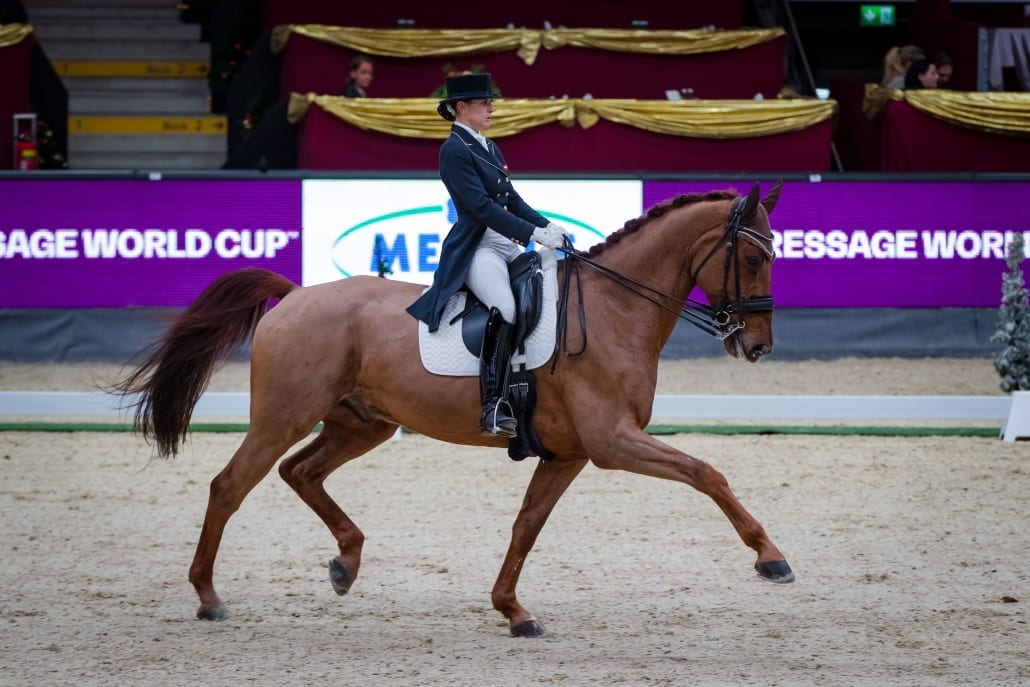 Die Steirerin Timna Zach und ihr Chico wurden Zehnte beim Weltcupdebüt in Salzburg. © Michael Graf