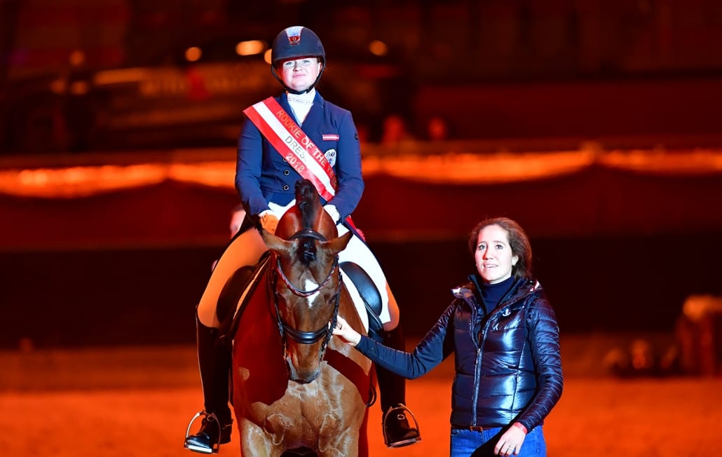 Rookie of the year 2018 Dressur: Chiara Pengg (K). © Daniel Kaiser