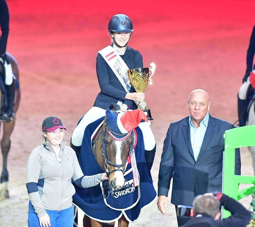 Klara Goess-Saurau dominierte die SPS Medium Amateur Tour bei der Amadeus Horse Indoors 2018. © Daniel Kaiser