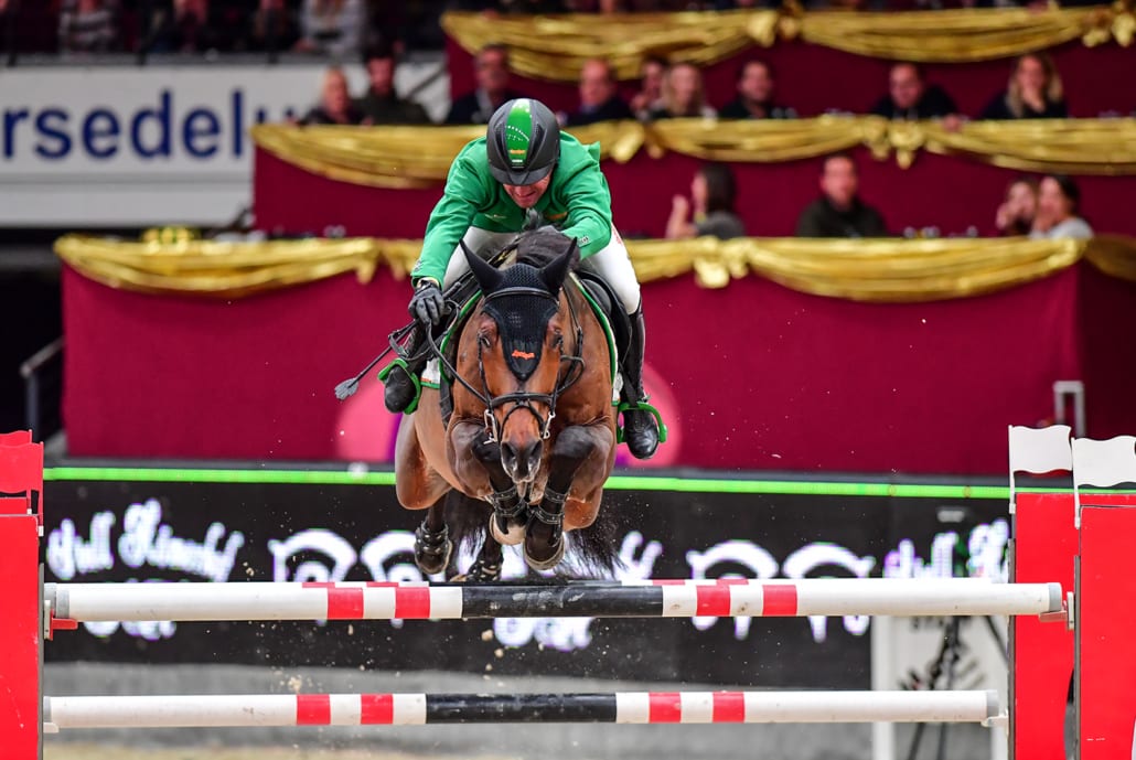 Der Sieg im Römerhof Championat von Salzburg ging 2018 mit AlpenSpan-Teamreiter Gianni Govoni nach Italien. © Daniel Kaiser