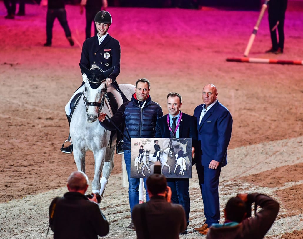 Rookie of the year 2019 Dressur: Felix Artner (K) vom Gut Muraunberg. © Daniel Kaiser