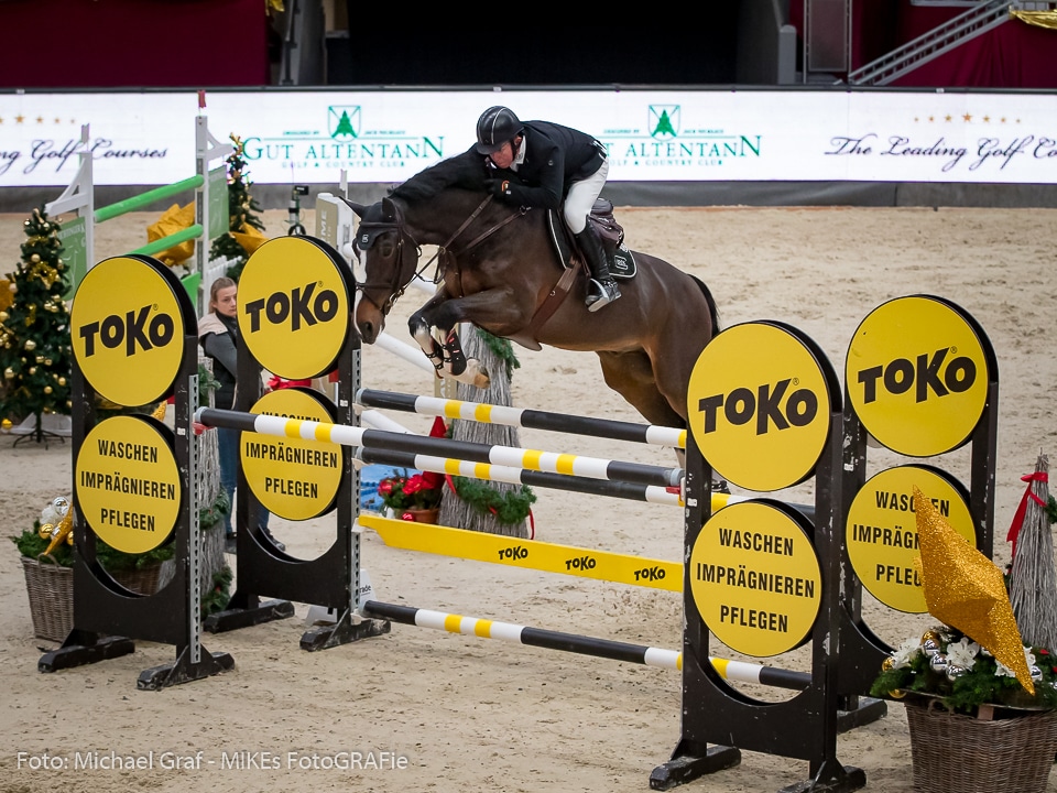 Dritter im Weltranglistenspringen um den Preis der Murhof Gruppe wurden GLOCK Rider Gerco Schröder (NED) und GLOCK’s Zaranza. © Michael Graf