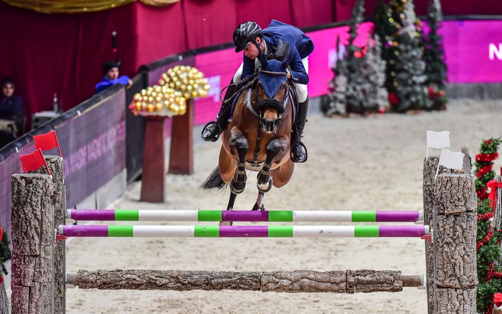 Marcel Marschall (GER) und Crystal auf dem Weg zum Sieg in der Juweliere Banki Challenge 2019. © Daniel Kaiser
