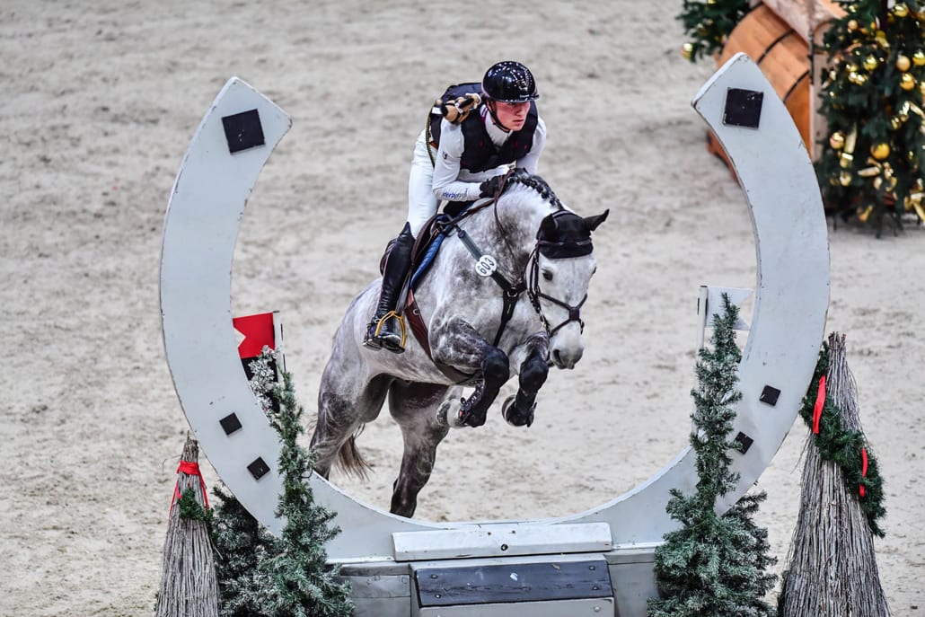 Calvin Böckmann (GER) und Crunchip M gewinnen das Auto Pichler Indoor Derby bei der Amadeus Horse Indoors 2019. © Daniel Kaiser