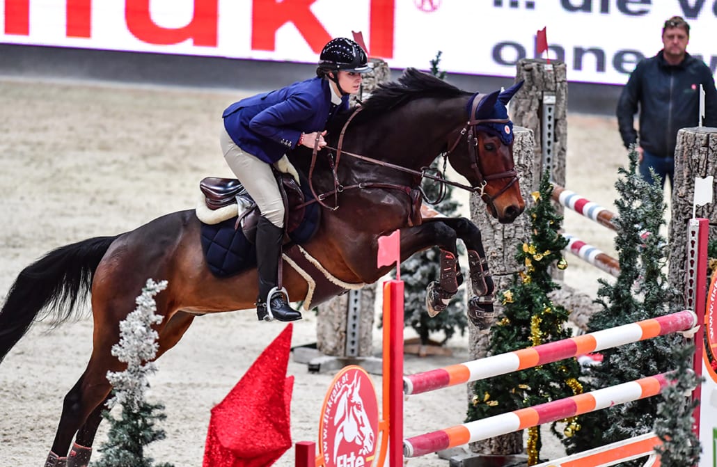Finalsieg für Alexandra Linda Hornakova (SVK) und Casper Speed Jumper. © Daniel Kaiser