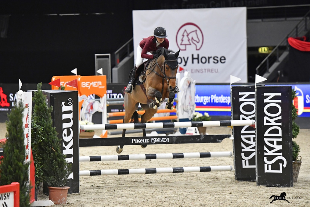 Karin Brötzner und Gianna wurden Dritte im SPS Medium Finale. © Sibil Slejko