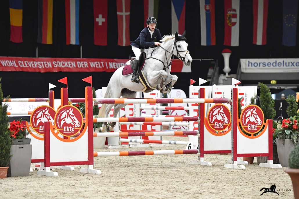 Mit einem Zeitfehler als bester Österreicher auf Platz 5 und damit auch für das Finale qualifiziert: David Kranz und Chocolat Blanc. © Sibil Slejko