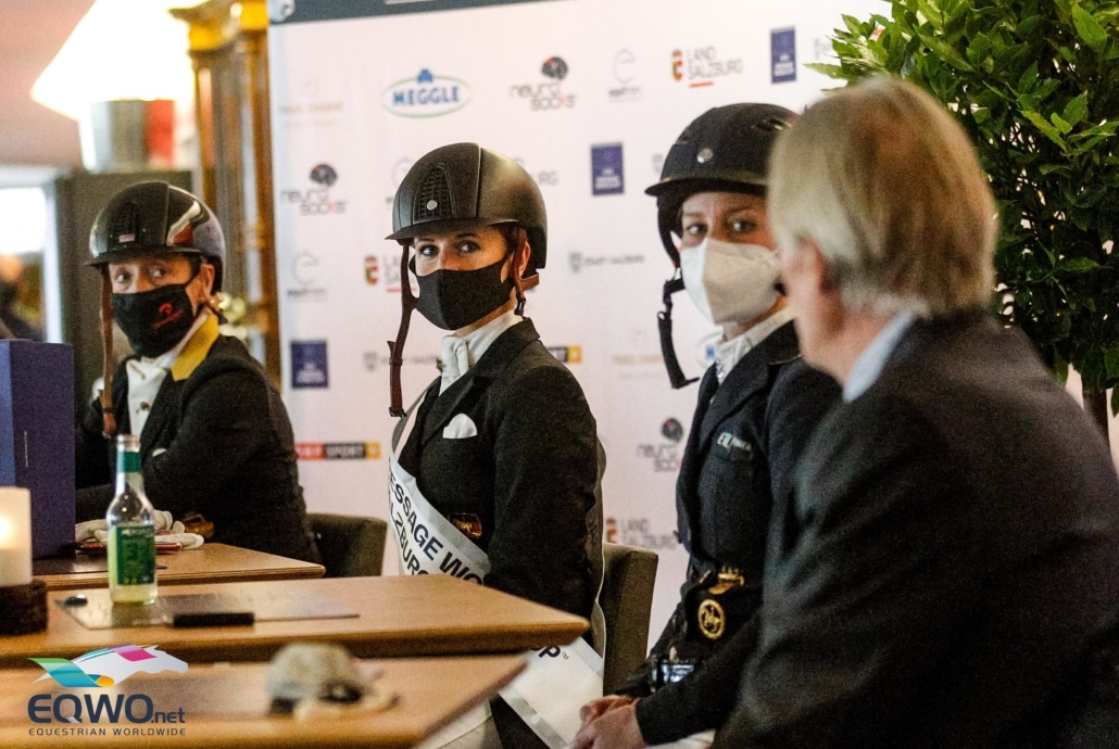Pressekonferenz im Anschluss an den Weltcup. © EQWO.net 