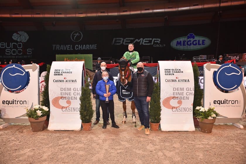 Siegerehrung im Casino Grand Prix Opening powered by equitron-pro. © Sibil Slejko