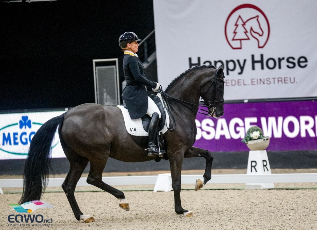 Isabell Werth und Weihegold mussten sich heute im Weltcup von Salzburg mit Platz 2 zufriedengeben. © EQWO.net