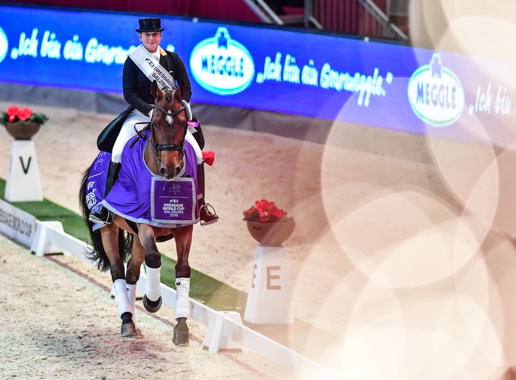 Zum Auftakt der 15. Jubiläums- Ausgabe der Neuro Socks Amadeus Horse Indoors gibt es traditionell eine Pressekonferenz mit hochkarätigen Größen aus Sport und Politik. Mit dabei: die zweimalige Weltcupsiegerin von Salzburg (2016 & 2019) und Nummer 1 des Dressursports Isabell Werth (GER). © Daniel Kaiser