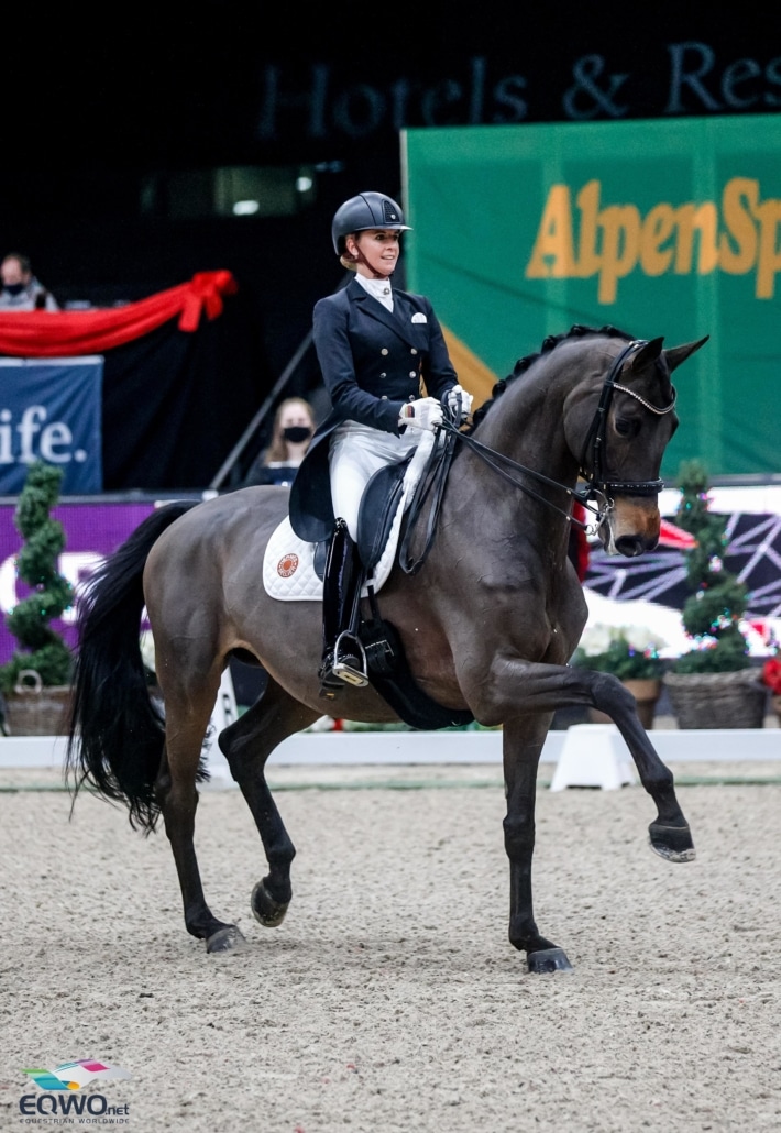 Jessica von Bredow-Werndl (GER) und TSF Dalera BB wurden mit 79.630 % Zweite. © EQWO.net